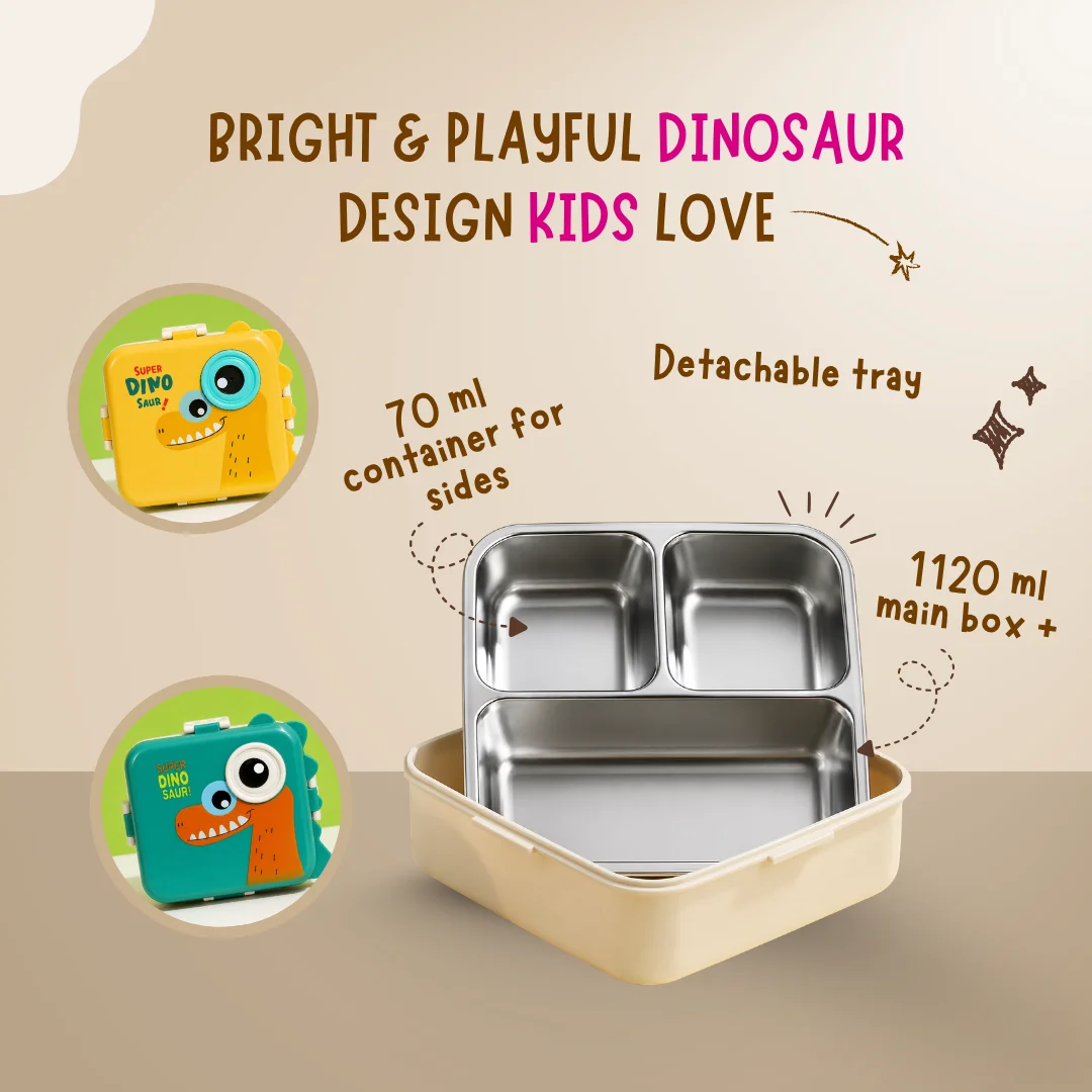 Healthy Dino Tiffin Kit (Limited Edition) - Image 4