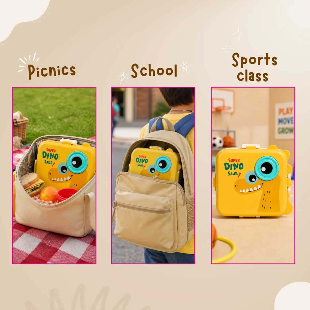 Healthy Dino Tiffin Kit (Limited Edition) - Image 5